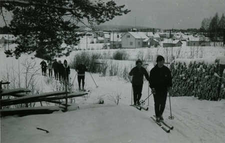 Perhehiihtosunnuntai helmikuussa 1965