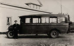 Kuhmalahti-Sahallahti-Tampere linja-auto 1920-luvulta