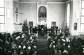 Rovasti Hovilaisen siunaustilaisuus Jämsän kirkossa v. 1935, kuva Anna Salonen, Jämsä