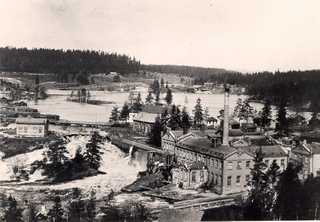 Patalankoski groundwood plant and paper mill in the early 1900s