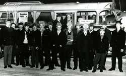 Matara boys off on a trip to Lapland in 1962.