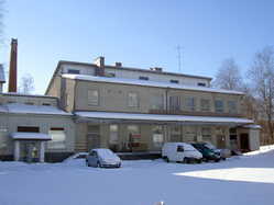 Jämsän Seudun Osuusmeijerin rakennus talvella 2006.