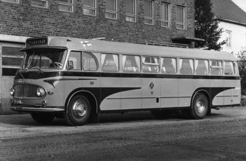 Jämsänkosken Liikenne Oy:n linja-auto 1960-luvulla