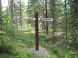 Rauli Jakobsson,  (c) Rauli Jakobsson,  Puinen tienviitta tsaarin vallan ajalta