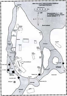 Mills in the old pulp mill area at the end of the 1800s. Article by Heikki Seppänen  / Jokvarren Joulu 1989.