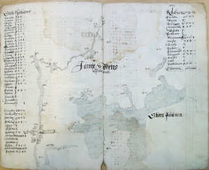 Jonas Streng: Jämse Sokens affritningh (about 1650)(Riksarkivet, Stockholm)