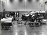   Production line of the Saab 35 S Draken