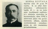  (c) UPM-Kymmene Oyj,  Rintala Kustaa, 70 v. 28.8.1931