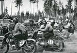 Pauli Nevalainen,  (c) Pauli Nevalainen,  Motocrossia Jämsänkoskella Myllymäessä 1958